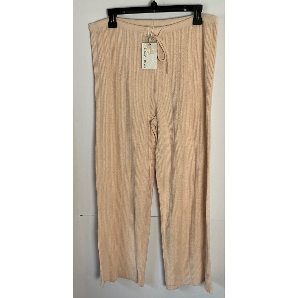 Barefoot Dreams CozyChic Ultra Lite Variegated Rib Pant Pale Pink BDWCU25385 LP